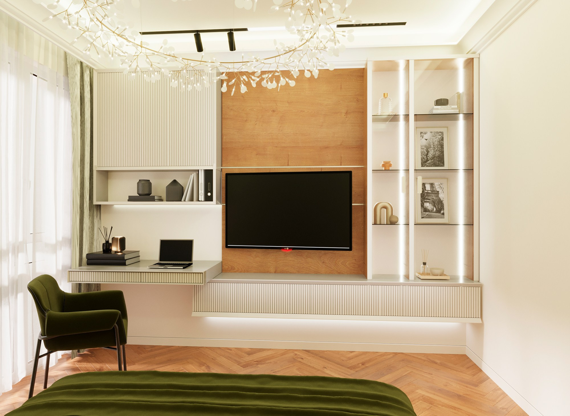 Дизайн-проект квартиры 65 кв. м. в современной классике. Интерьерный дизайнер в Сочи Поплавская Татьяна. Проектирование интерьеров и организация процесса ремонта