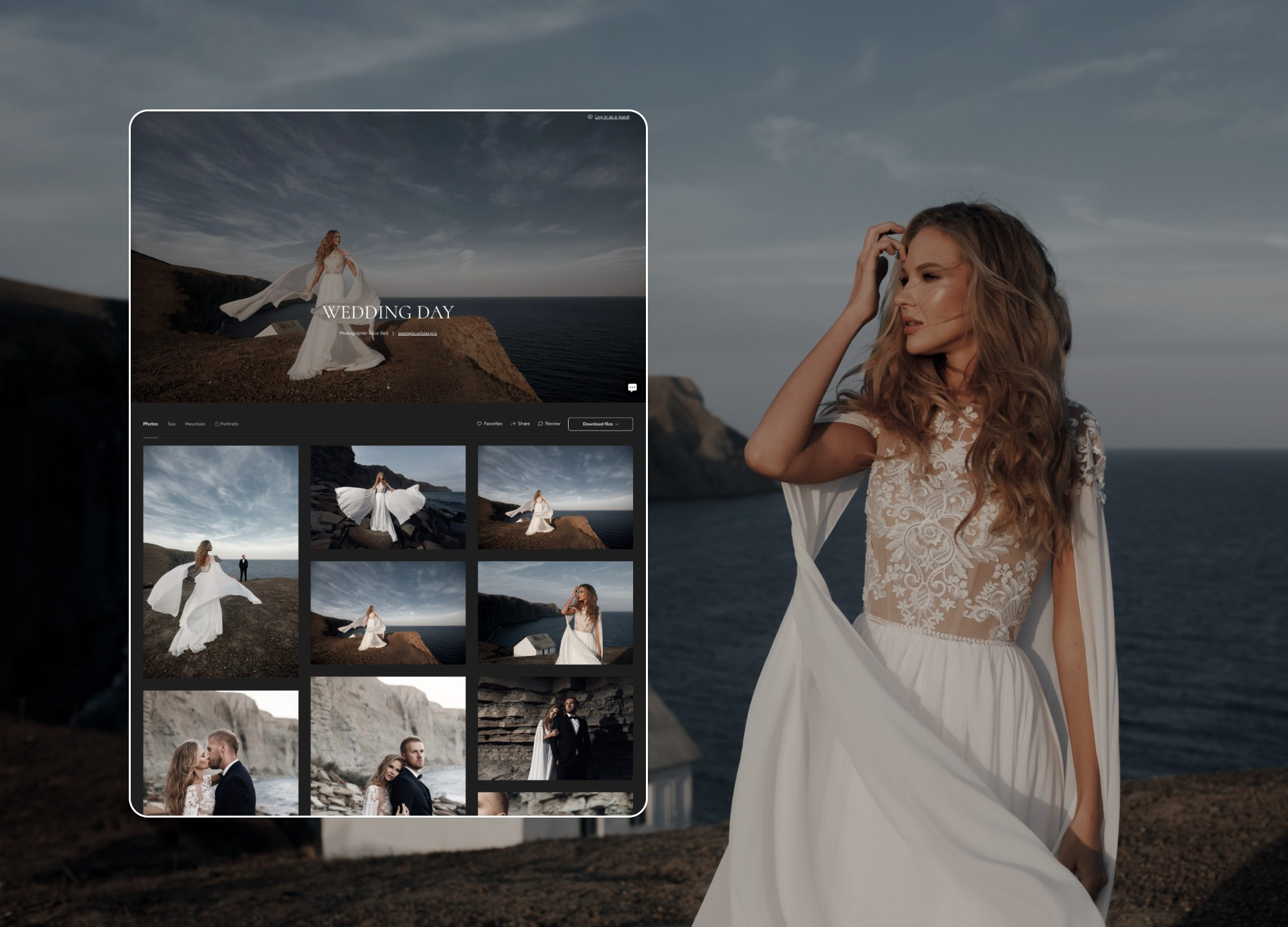 Gallery Examples. Order a website from Wfolio designers