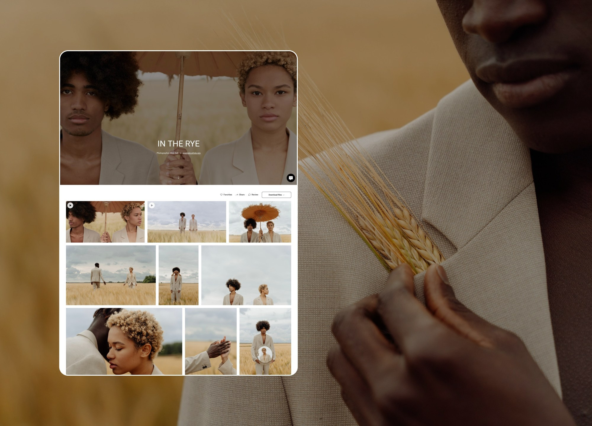 Gallery Examples. Order a website from Wfolio designers