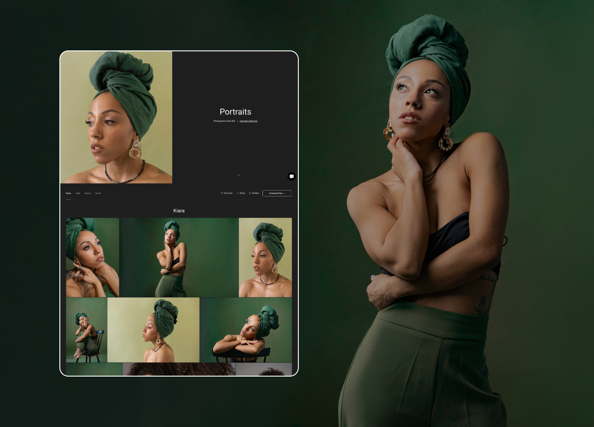 Gallery Examples. Order a website from Wfolio designers