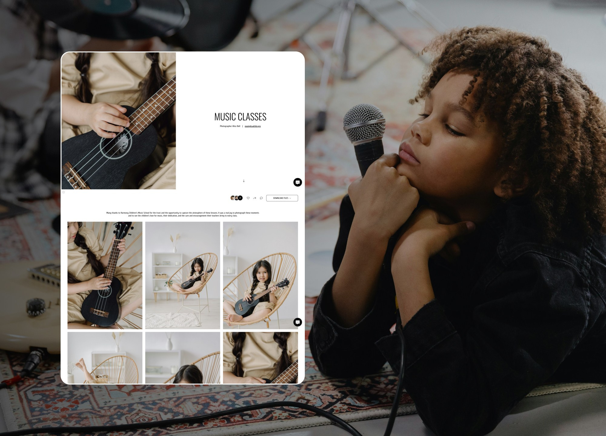 Gallery Examples. Order a website from Wfolio designers