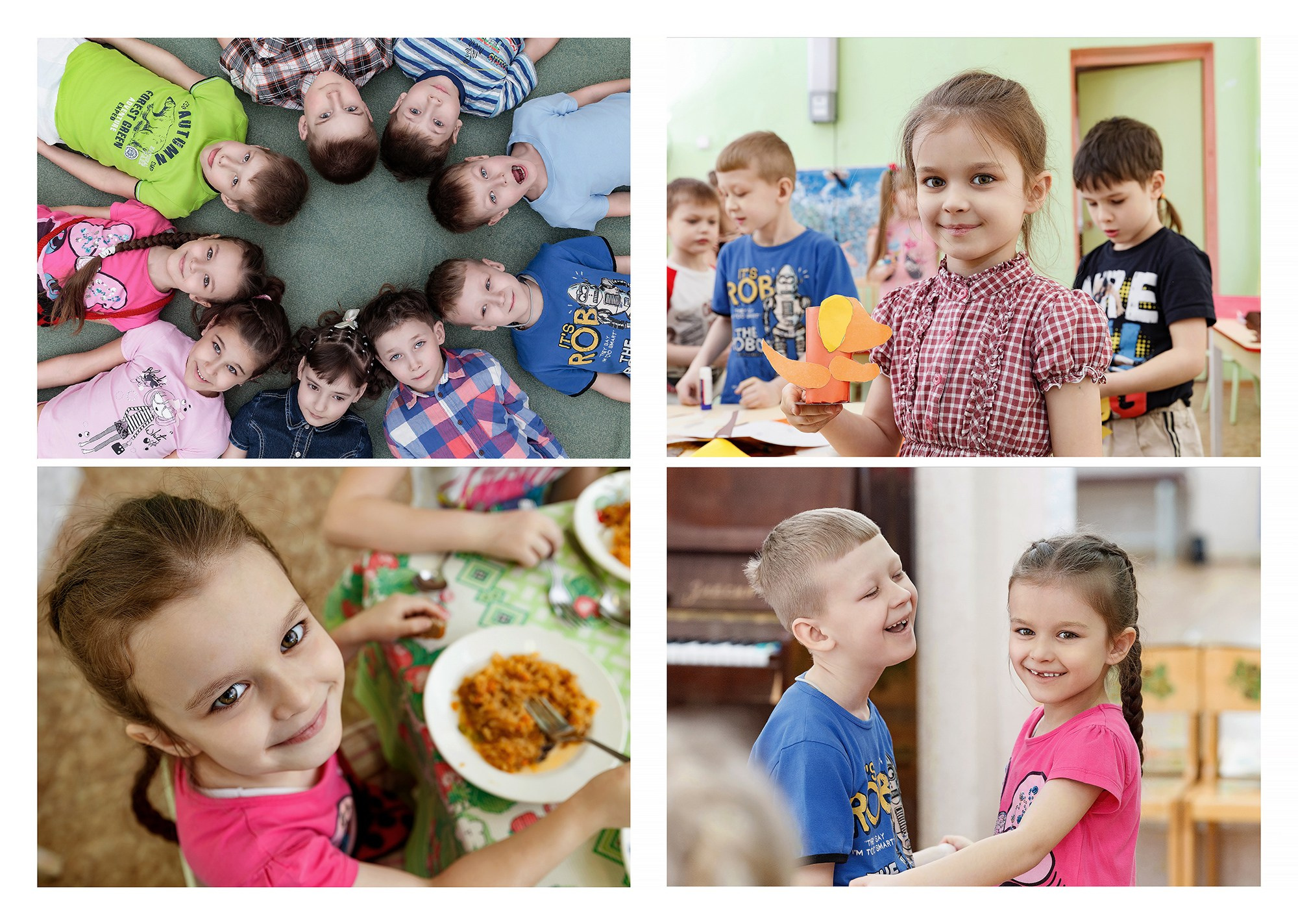 Портреты девочки в группе,  выпускной альбом детский сад фотограф Киров. Образец.