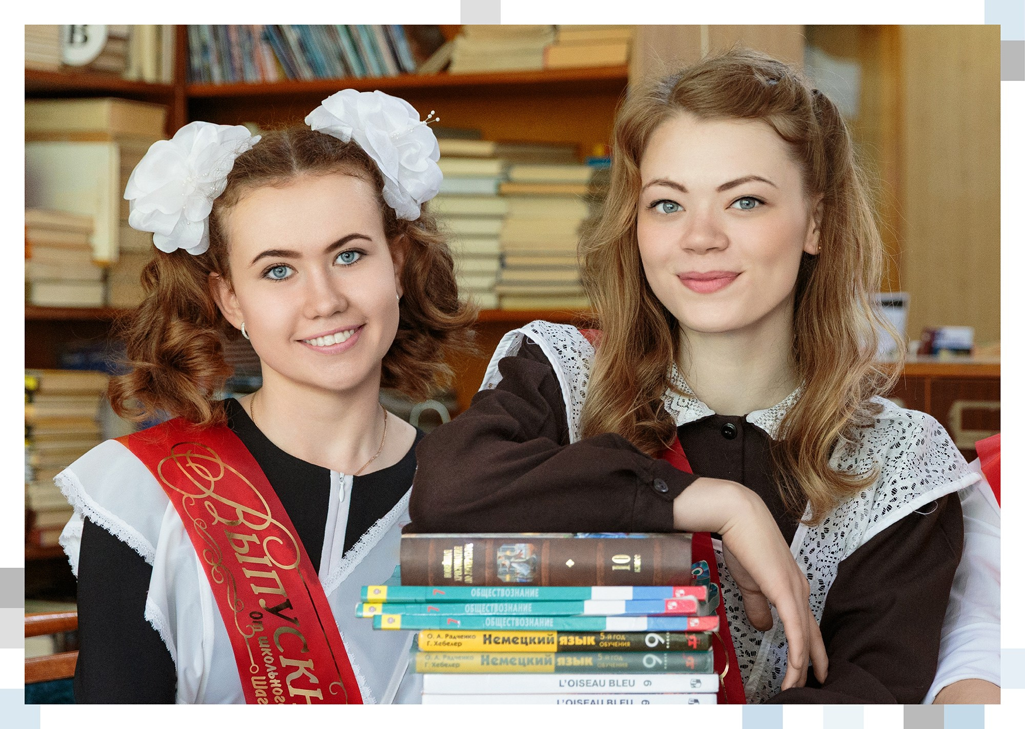 Выпускной альбом 11 класс фотограф Киров, крупные портреты, образец.