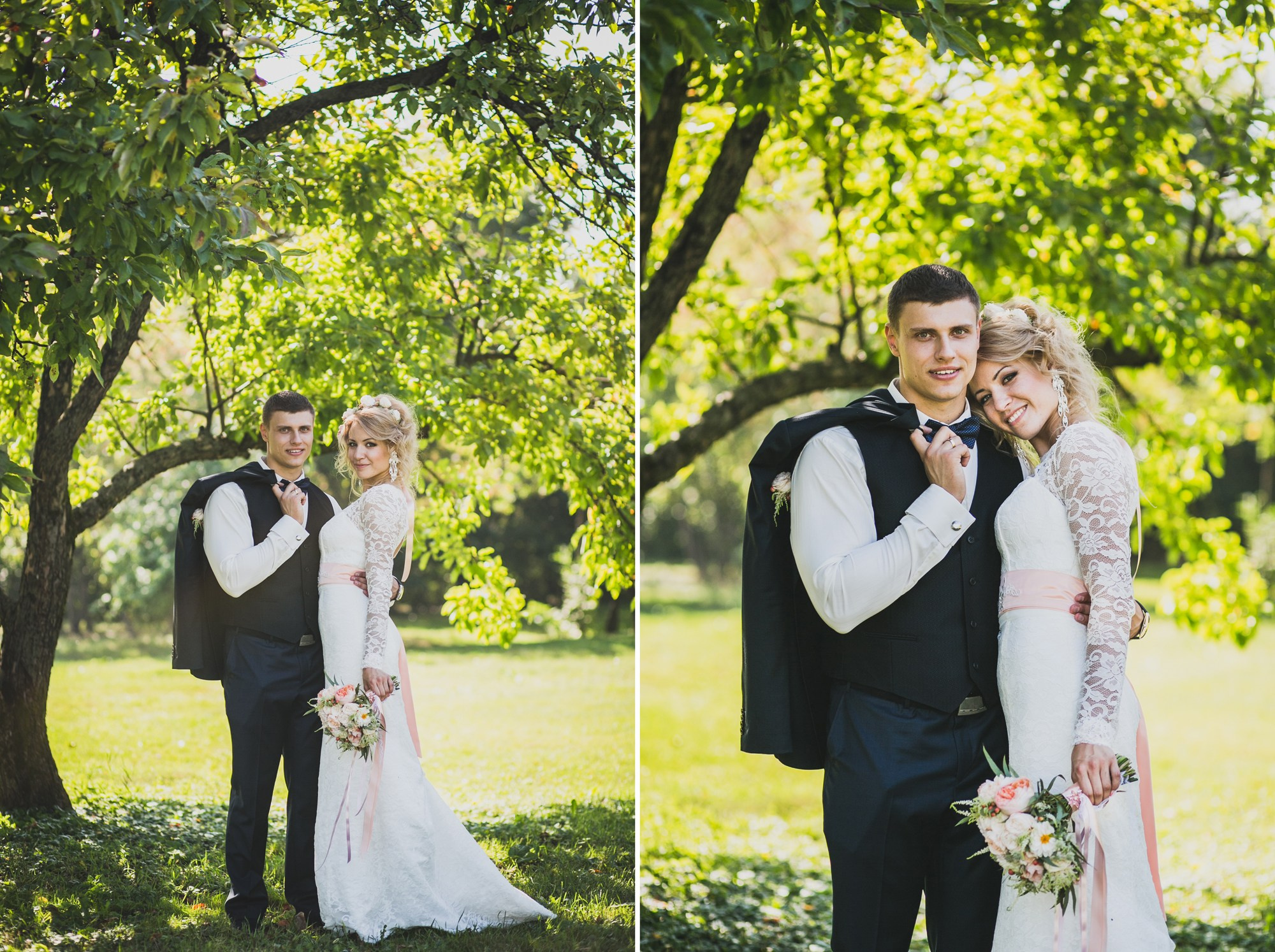 Свадебная фотосессия в парке "Коломенское" в яблоневых садах, подробнее о видеографе и фотографе на этом сайте