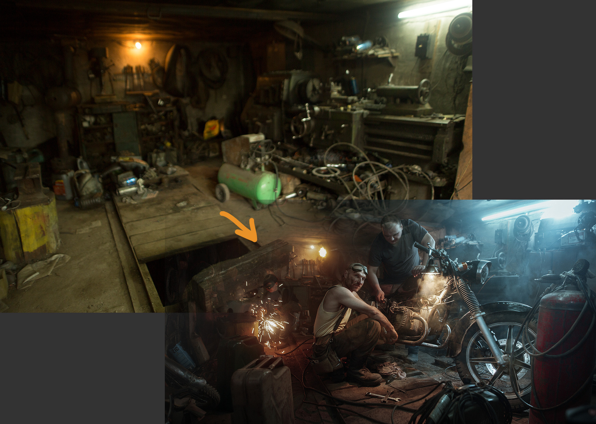 Кинокадр у себя в гараже!. Обучение фотографии. Фотограф Дмитрий Рогожкин