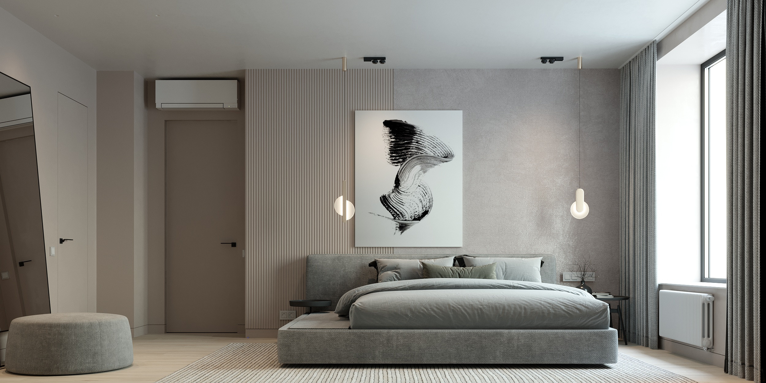 Квартира ЖК Графит 87-34 Игорь. Архитектурно-дизайнерское бюро ROOMS