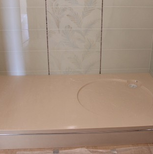 Поддон для душевой кабины нестандартных размеров 