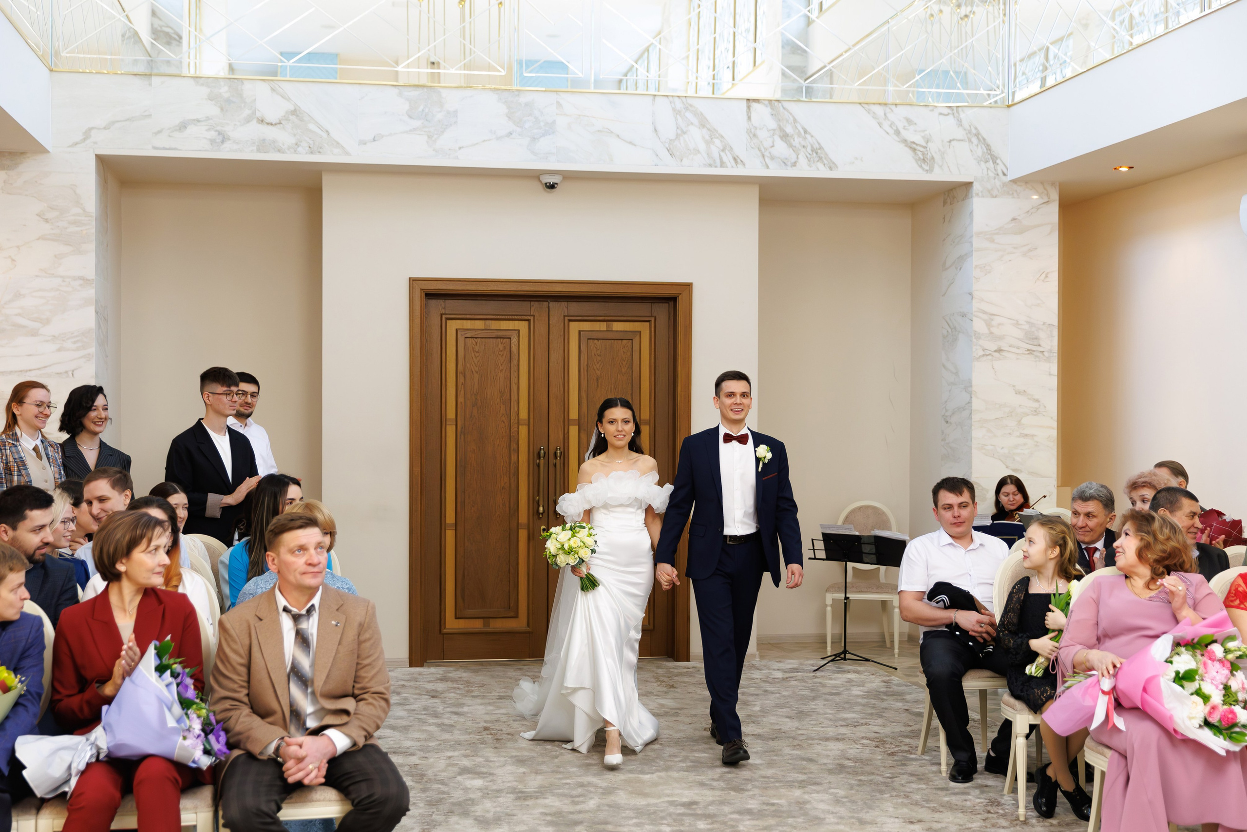 Дворец бракосочетания 4: регистрация брака, фото. Свадебный фотограф Москва и МО Сергей Киржаев