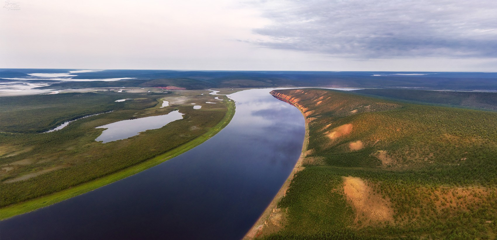 Река Оленёк, нижнее течение