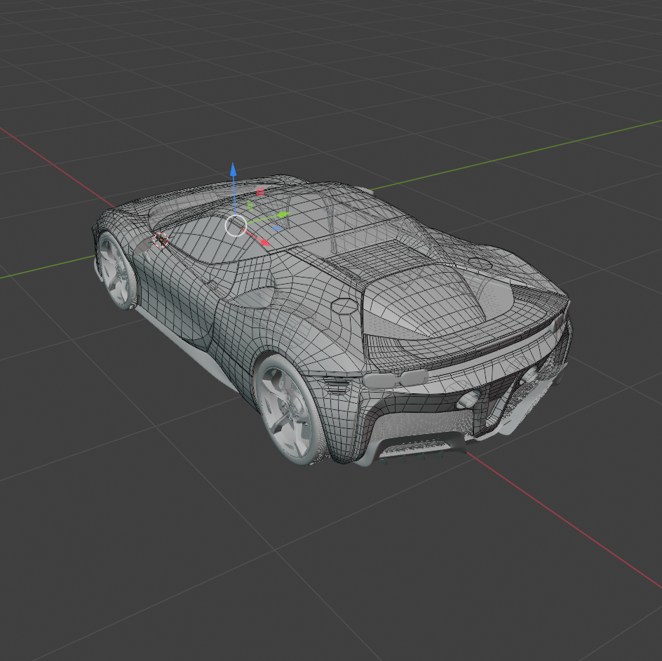 FerrariSF90. Архитектурная визуализация