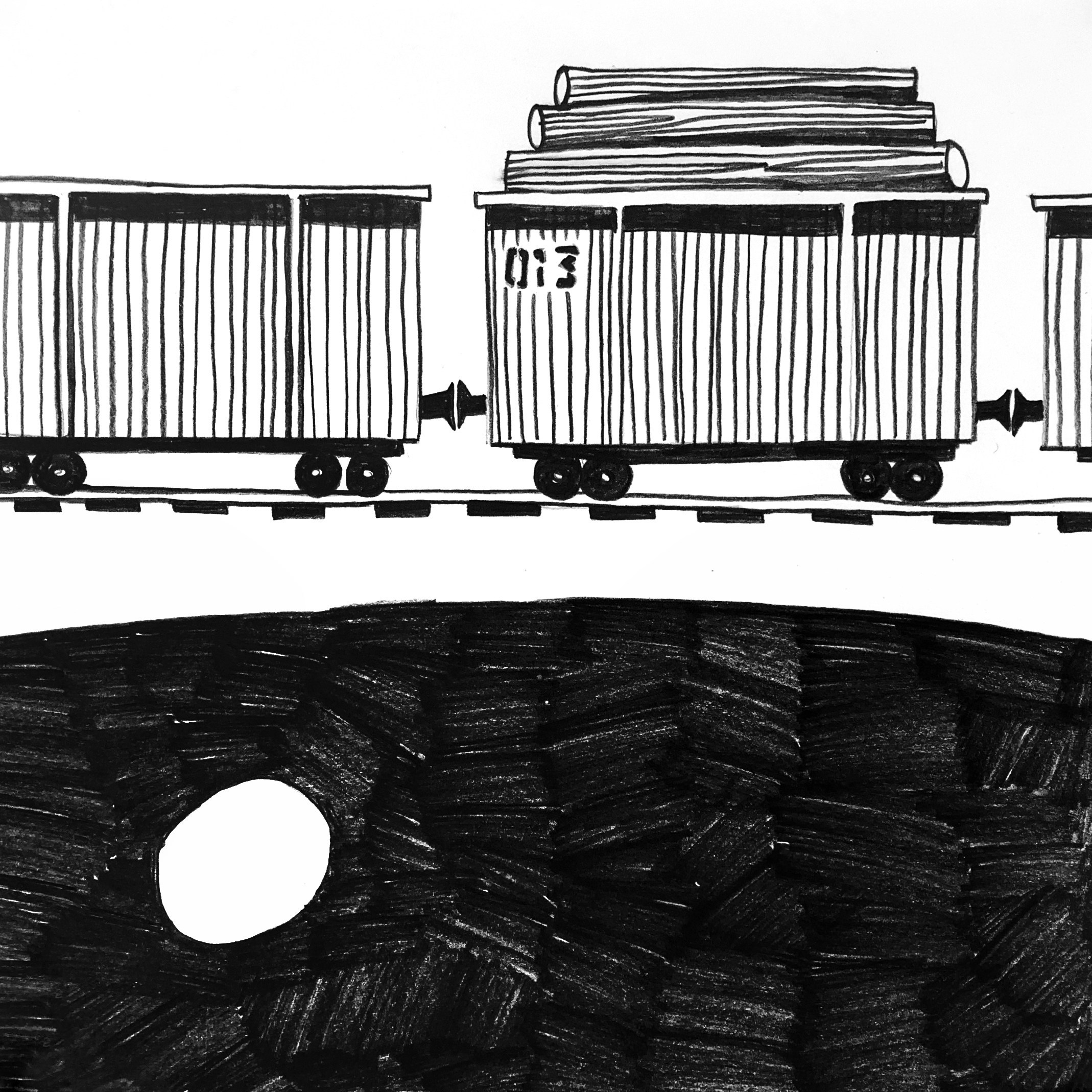 Серия Промзона. Художник Рыбак Николай