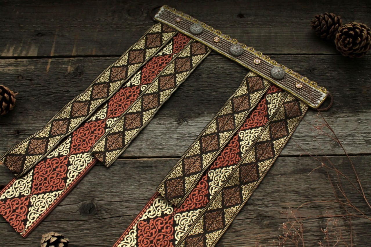 Русский борок — женский головной убор, народный стиль, этнический аксессуар