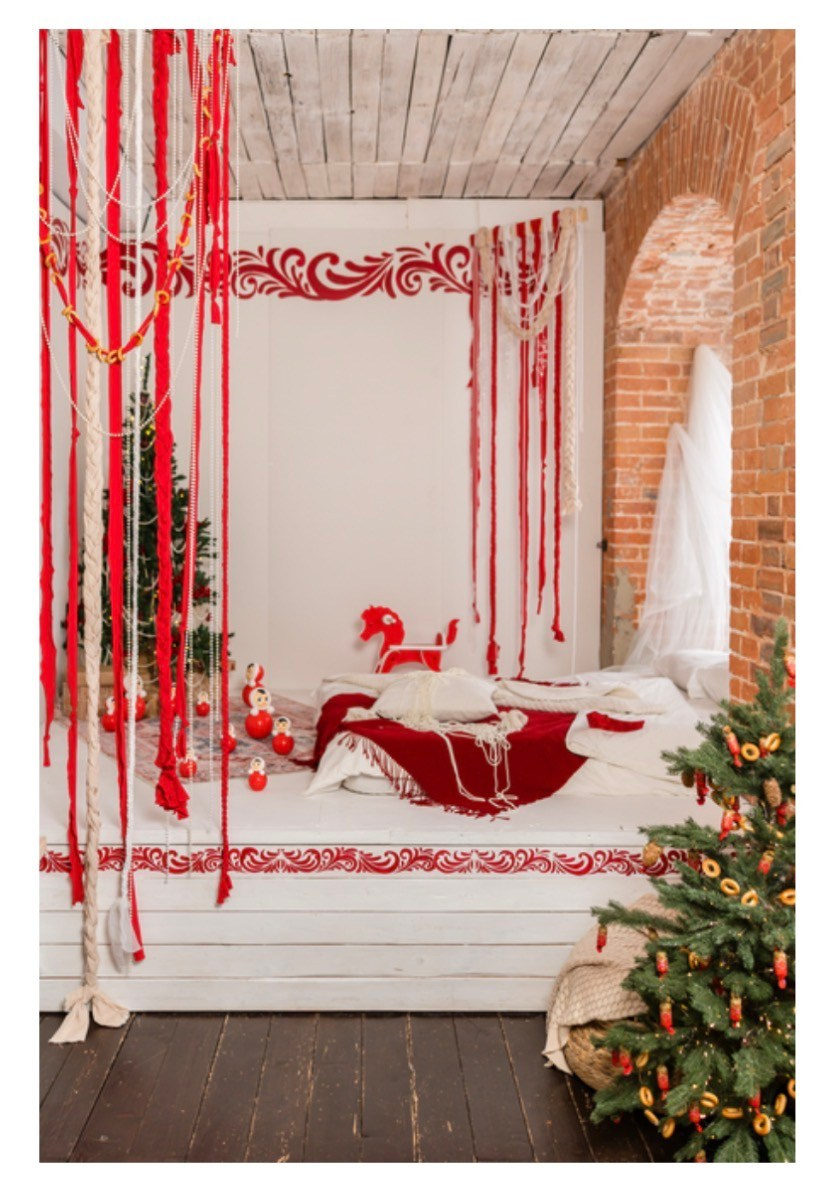 Актуальные новогодние фотостудии. Мила Астахова