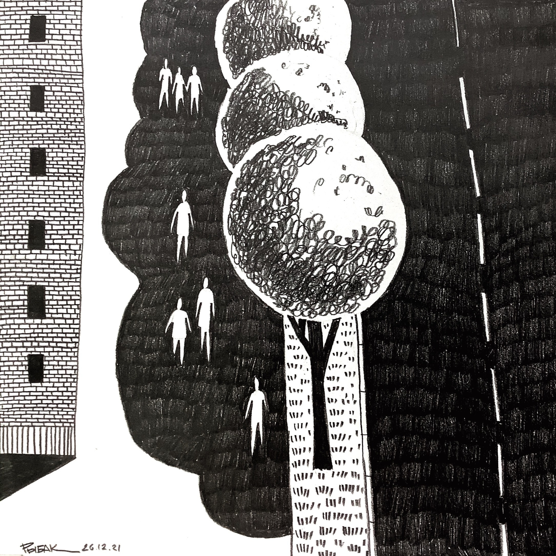 Графические листы. Художник Рыбак Николай