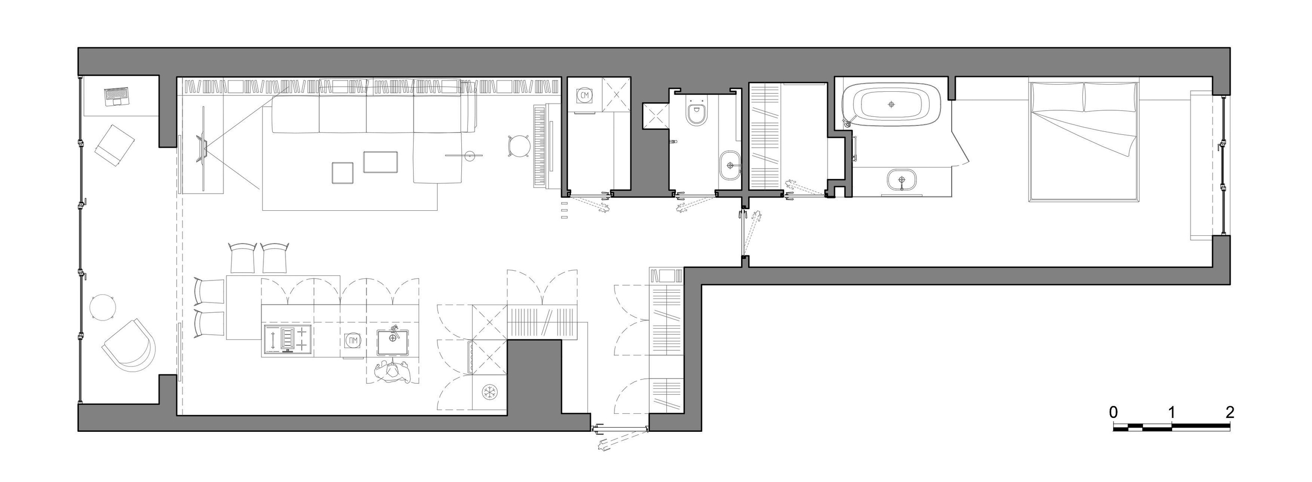 NN_Flat - The interior of the apartment for a successful young woman in Saratov Russia designed by QUADRUM STUDIO