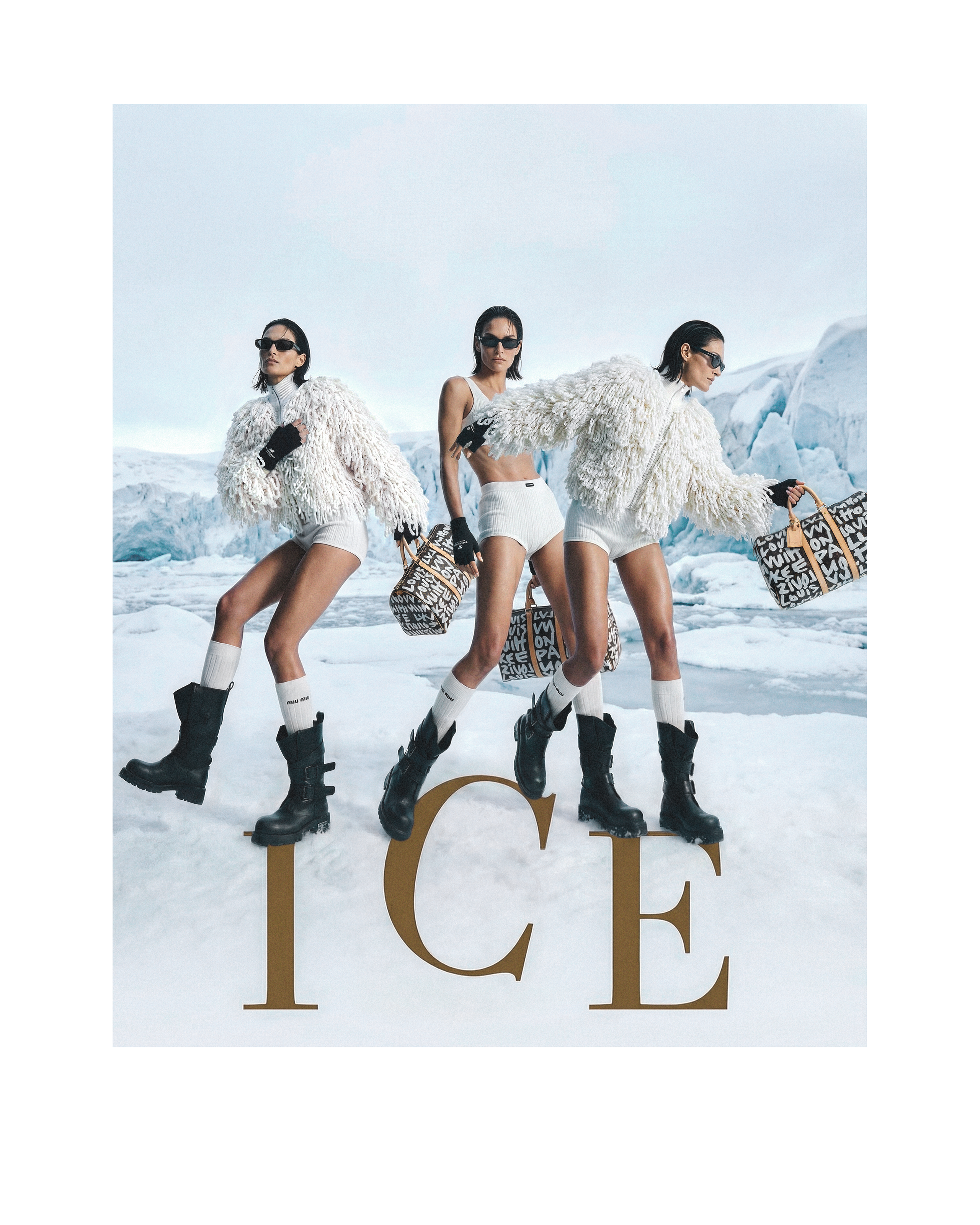 ICE SILENCE — AI Fashion Editorial. Bakunpost | AI-фото и нейрофотосессии для брендов