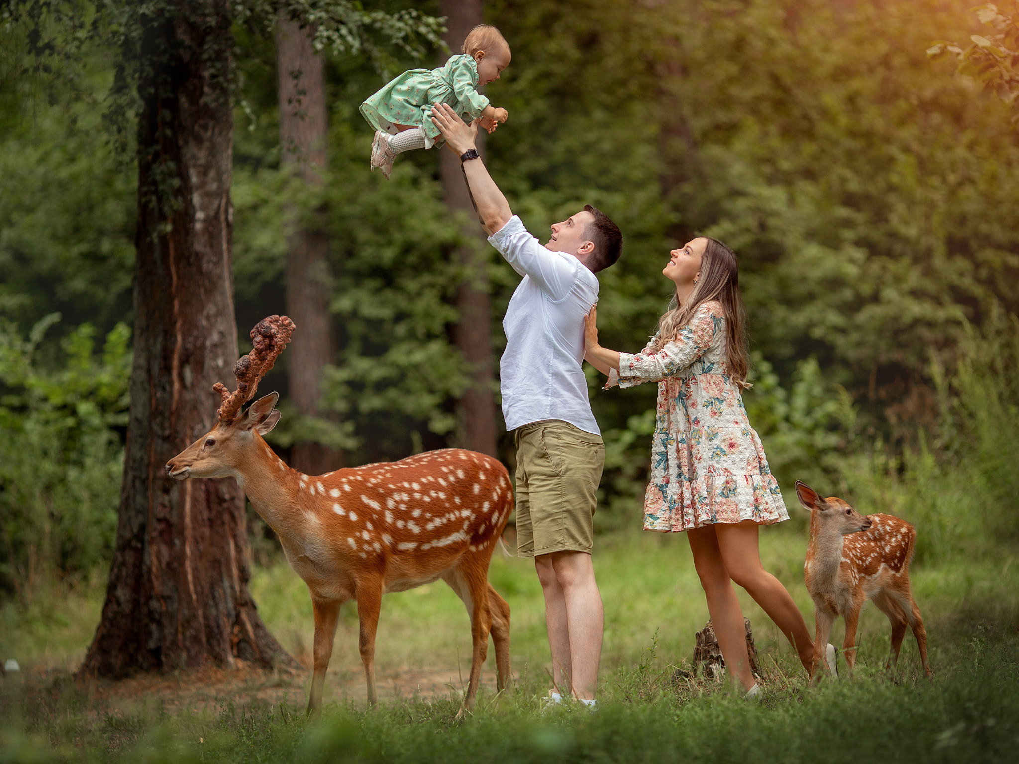 Детские и семейные фотосесии. Детский и семейный фотограф с животными в Москве Гурьева Надежда