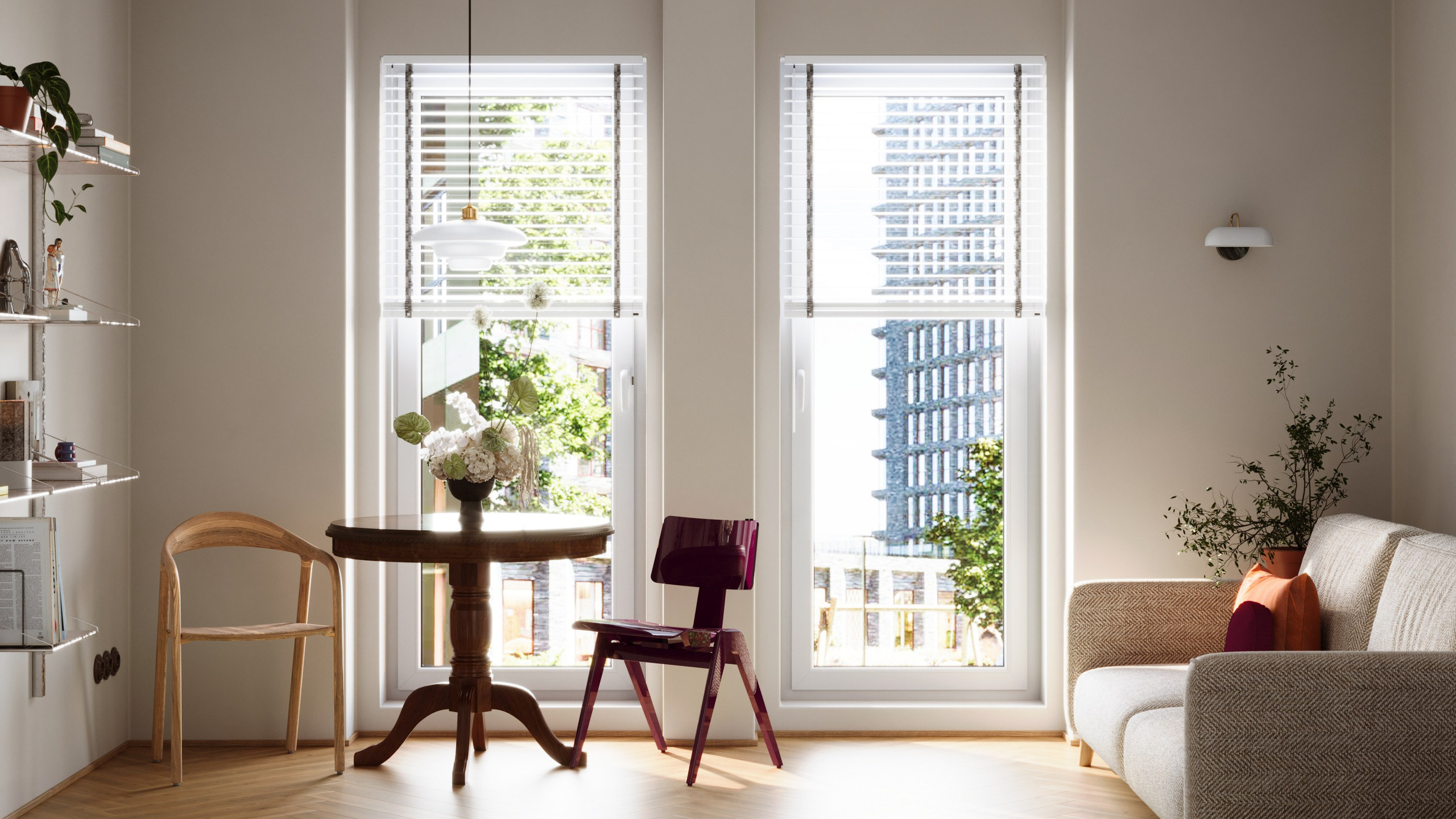 Oreshek cafe, interior design project of cafe