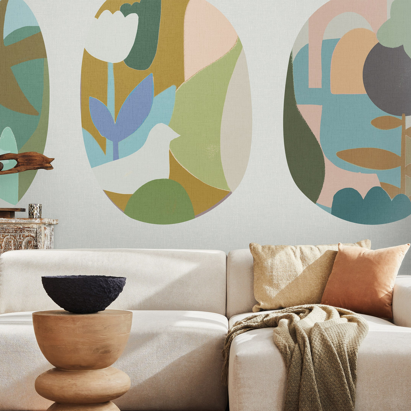 Обои Loymina Group Киров. L. Deco интерьерный салон. Краски/обои/лепной декор