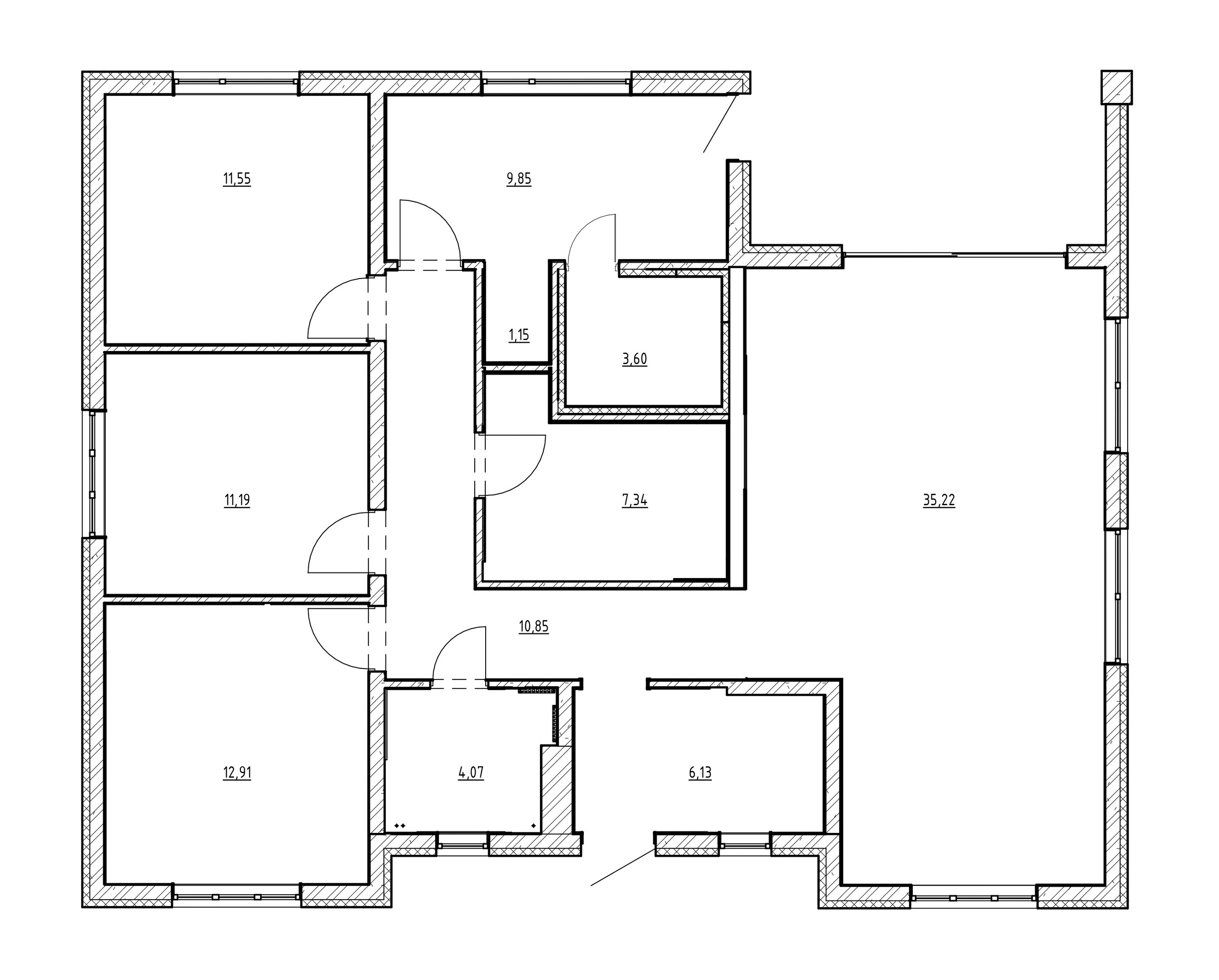 Дизайн интерьера дома ЖК «FLORA» в Тольятти. Студия дизайна интерьера «Строчка» | Москва, Санкт-Петербург, Самара, Казань, Тольятти, Ульяновск и другие города России
