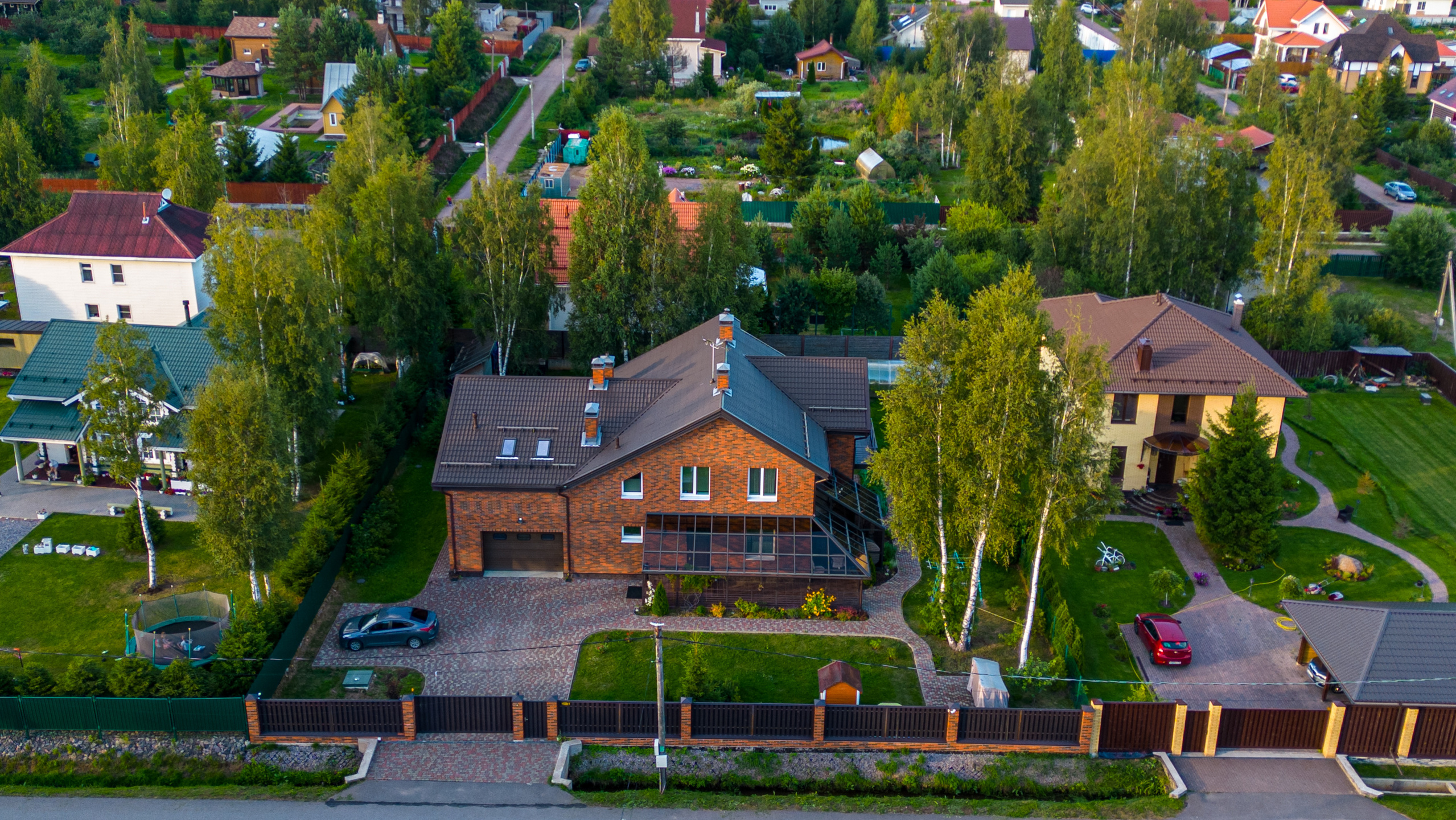 Аэрофотосъемка территории и недвижимости на ней.