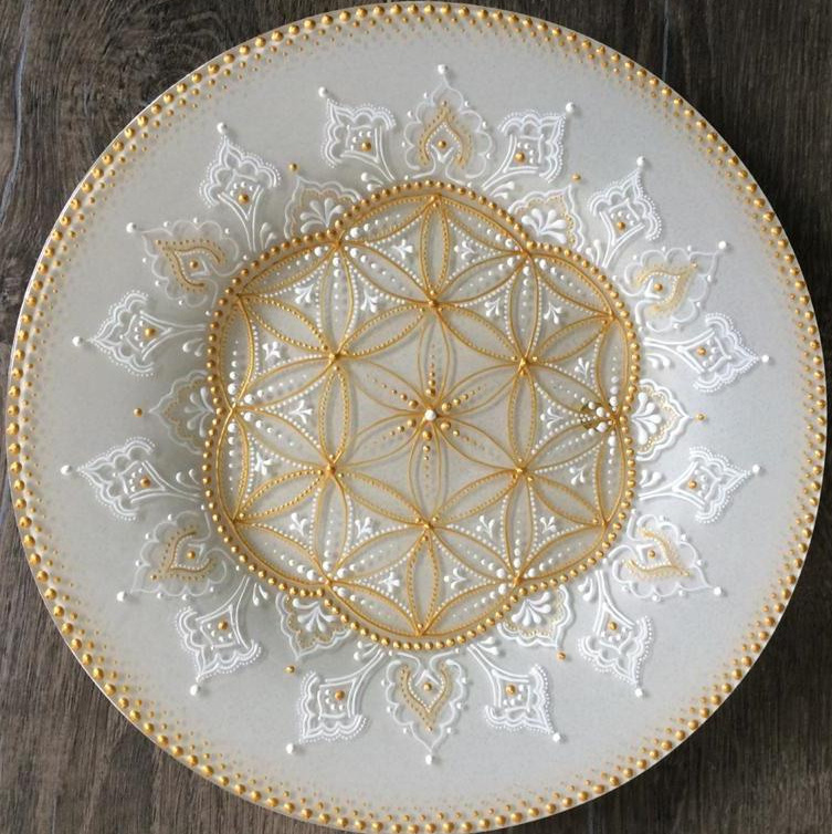 МАГАЗИН — «Кружева света» Мандала на тарелочке (1). School of creating Mandalas — amazingly beautiful living patterns