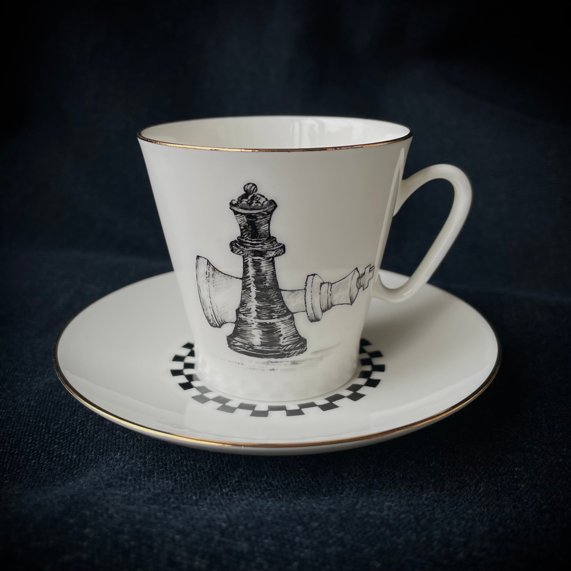 Шахматы на фарфоре. Роспись Фарфора в Санкт-Петербурге