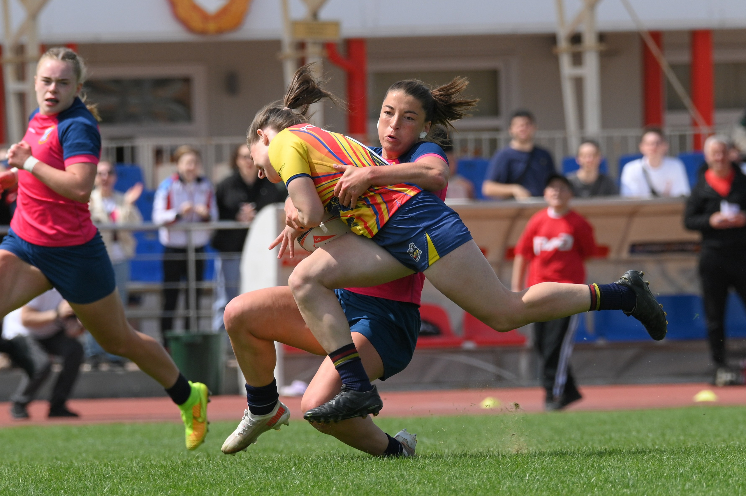 Дарья Норицина останавливает прорыв