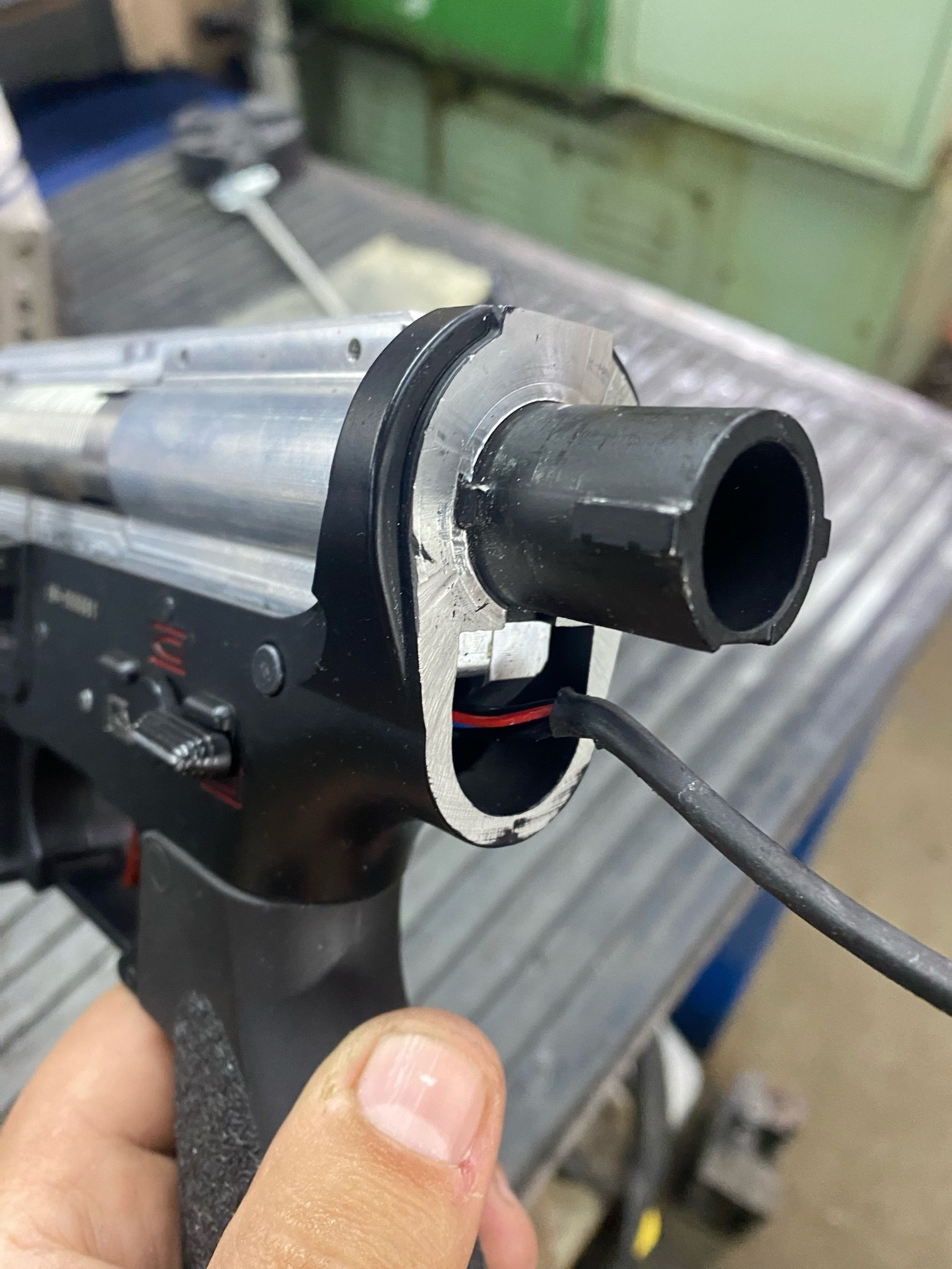 Тюнинг E&C HK416 c цевьём Geissele. Страйкбольная мастерская Бигич Воркшоп