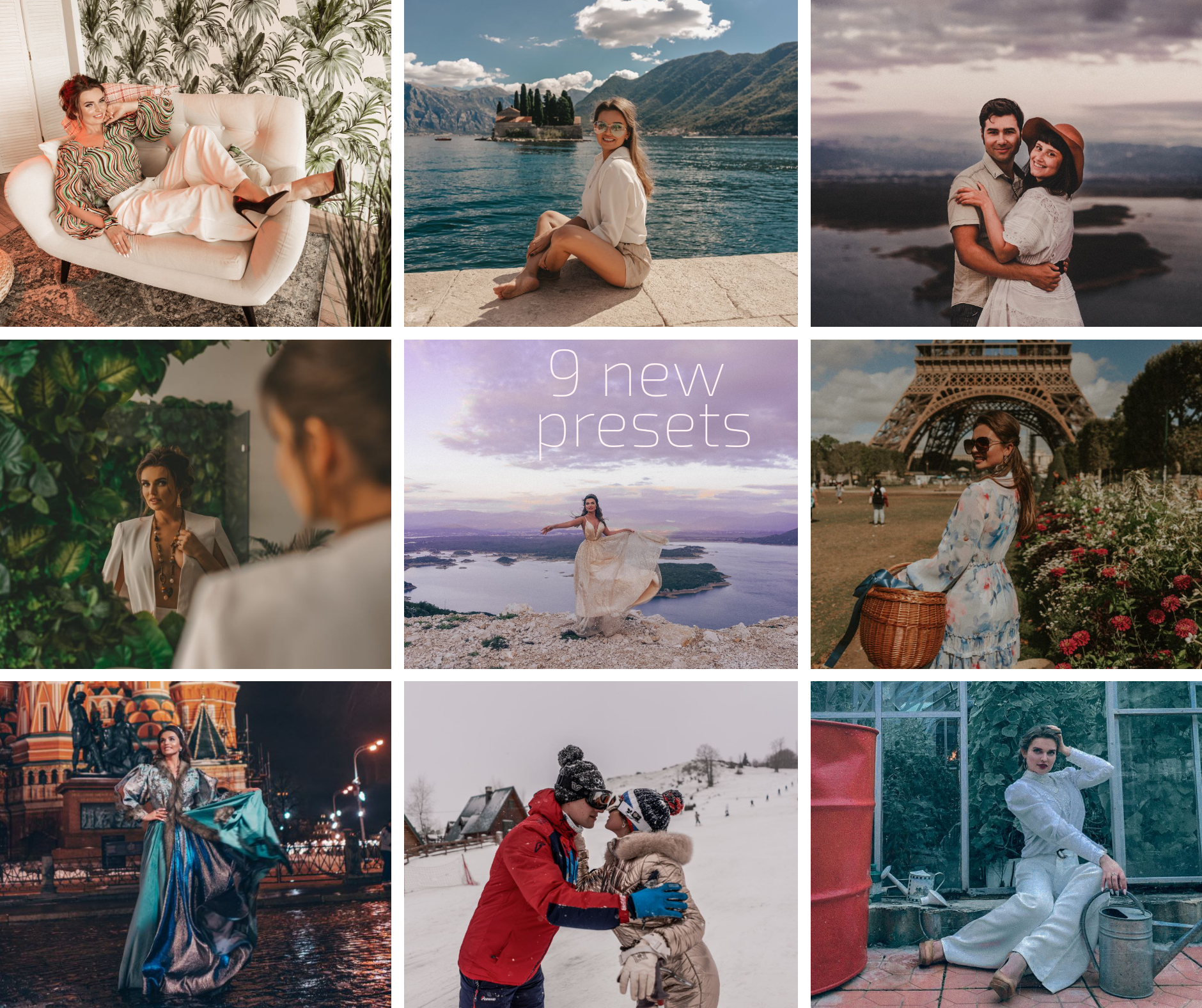 9 уникальных пресетов для инстаграма от Алеси Энберт