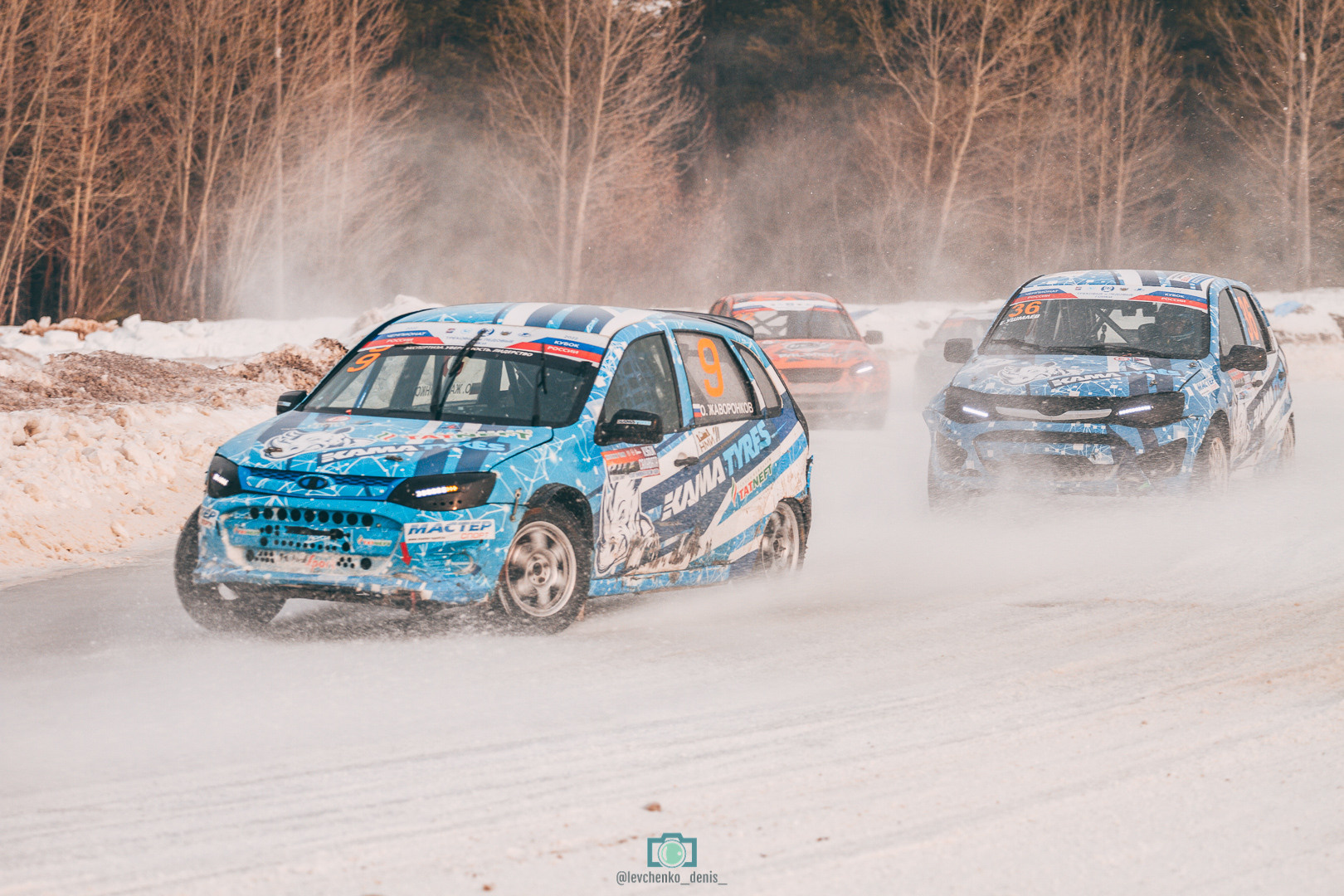 Четвертый этап чемпионата России по ледовым гонкам. Фотограф Левченко Денис