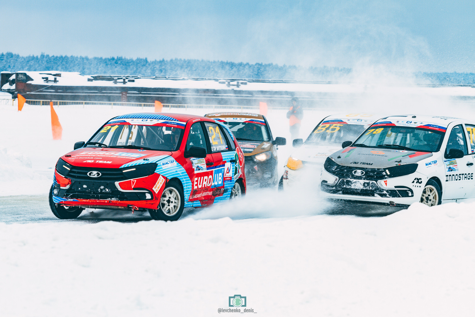 Третий этап чемпионата России по ледовым гонкам. Фотограф Левченко Денис