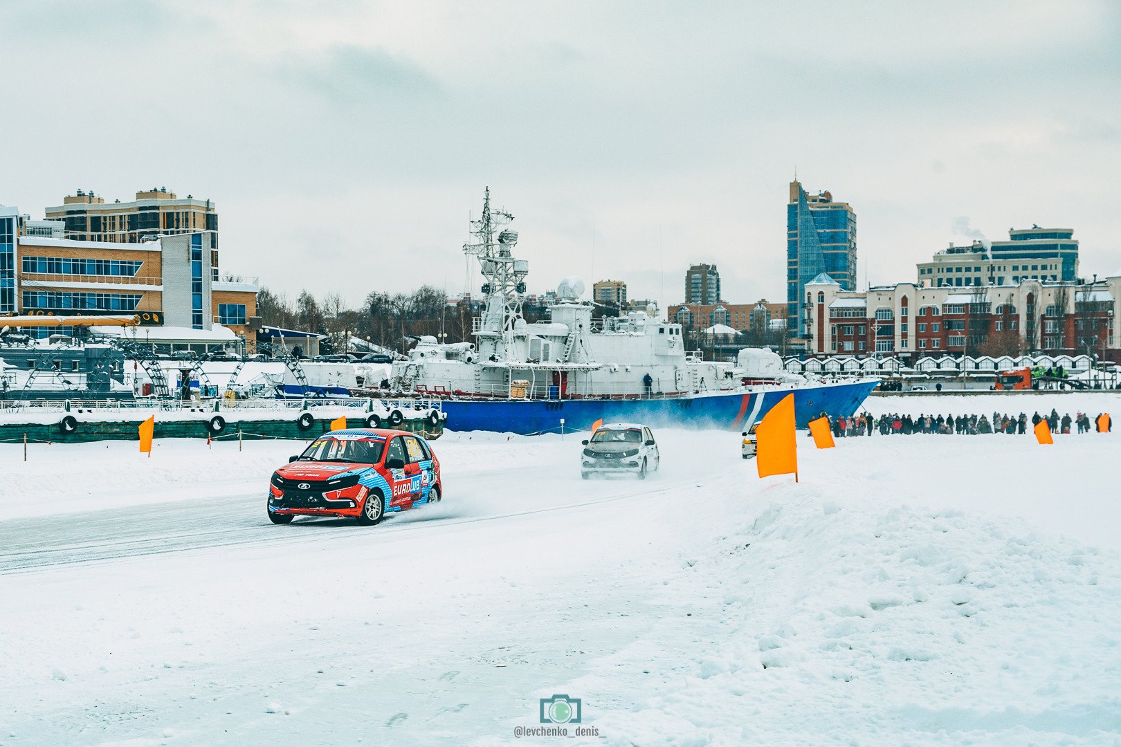 Третий этап чемпионата России по ледовым гонкам. Фотограф Левченко Денис