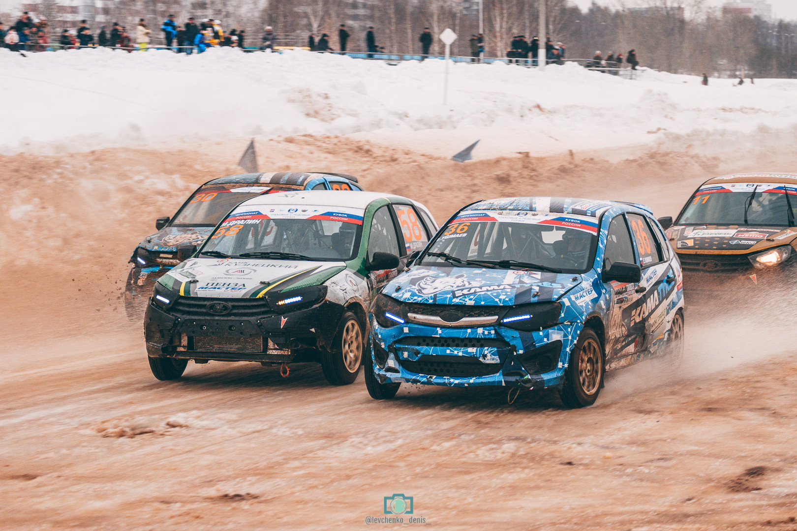 Четвертый этап чемпионата России по ледовым гонкам. Фотограф Левченко Денис