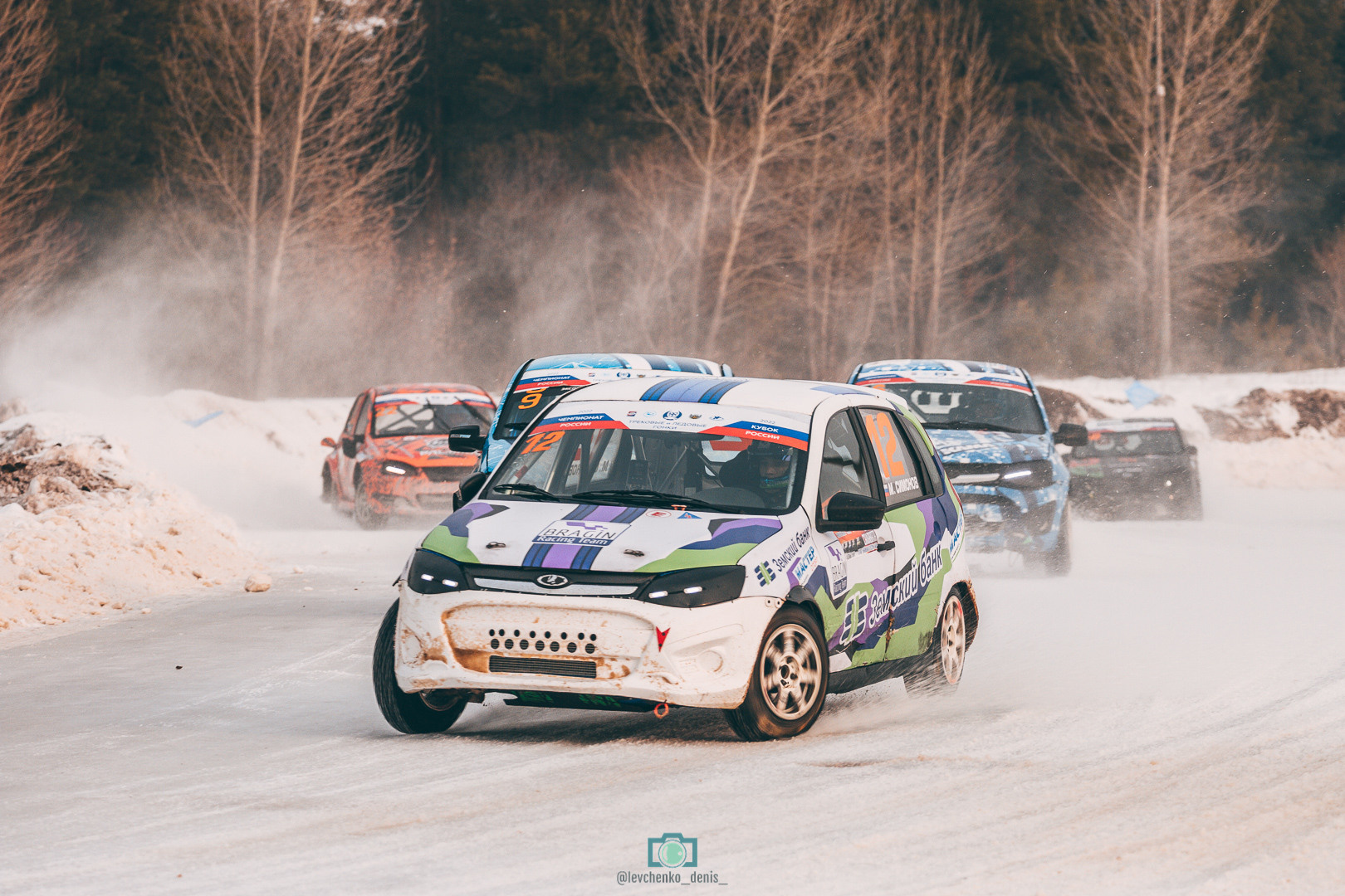 Четвертый этап чемпионата России по ледовым гонкам. Фотограф Левченко Денис