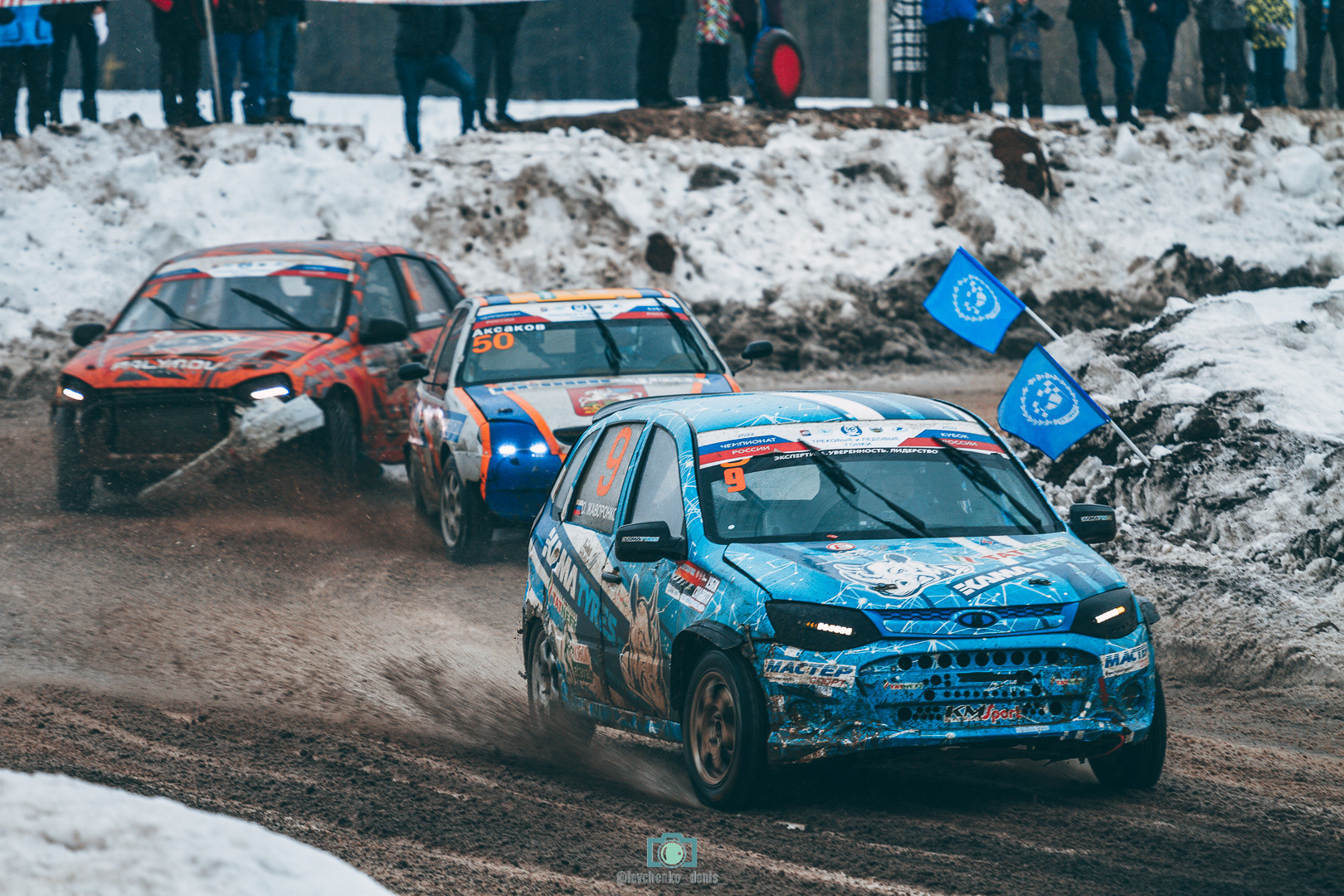 Четвертый этап чемпионата России по ледовым гонкам. Фотограф Левченко Денис