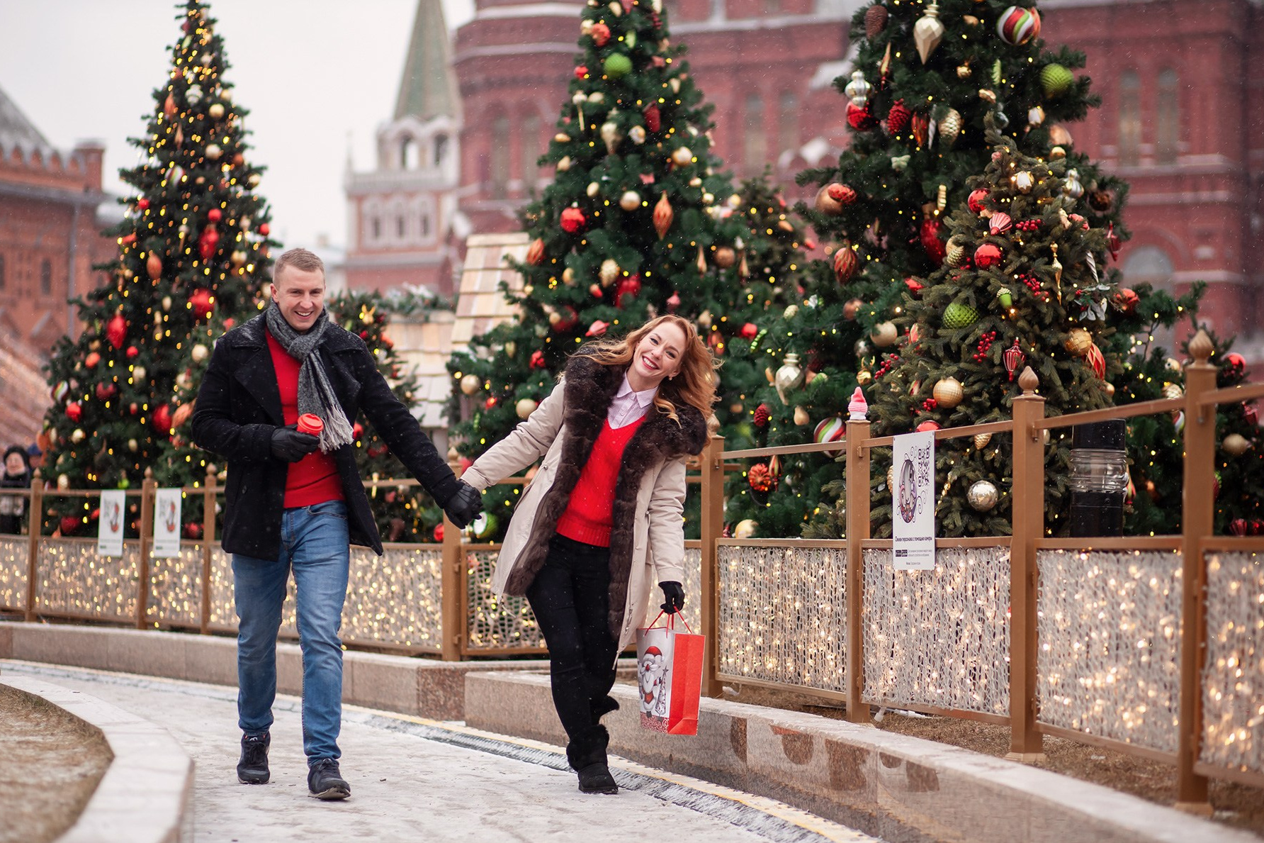 Фотосессия на Красной площади в Новый год