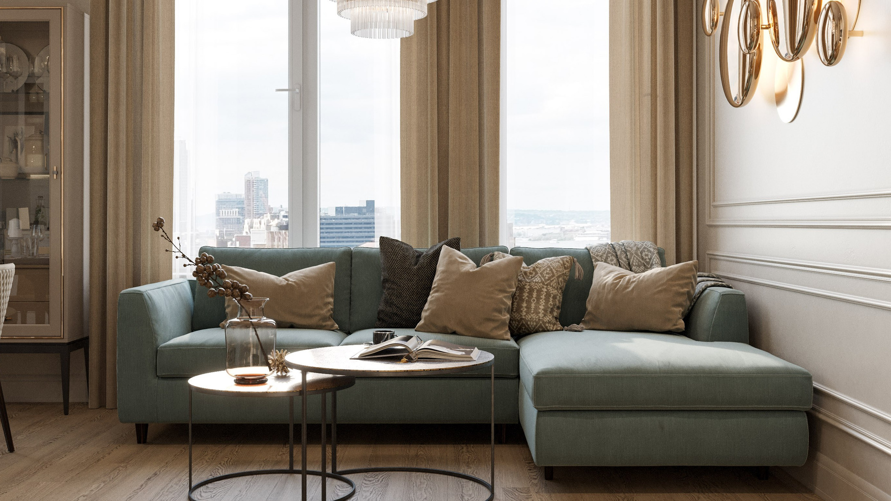 Дизайн-проект Квартиры в Стиле Неоклассика | 3D Визуализация Пространства и Света. Визуализатор интерьера в Москве | Брагин Кирилл