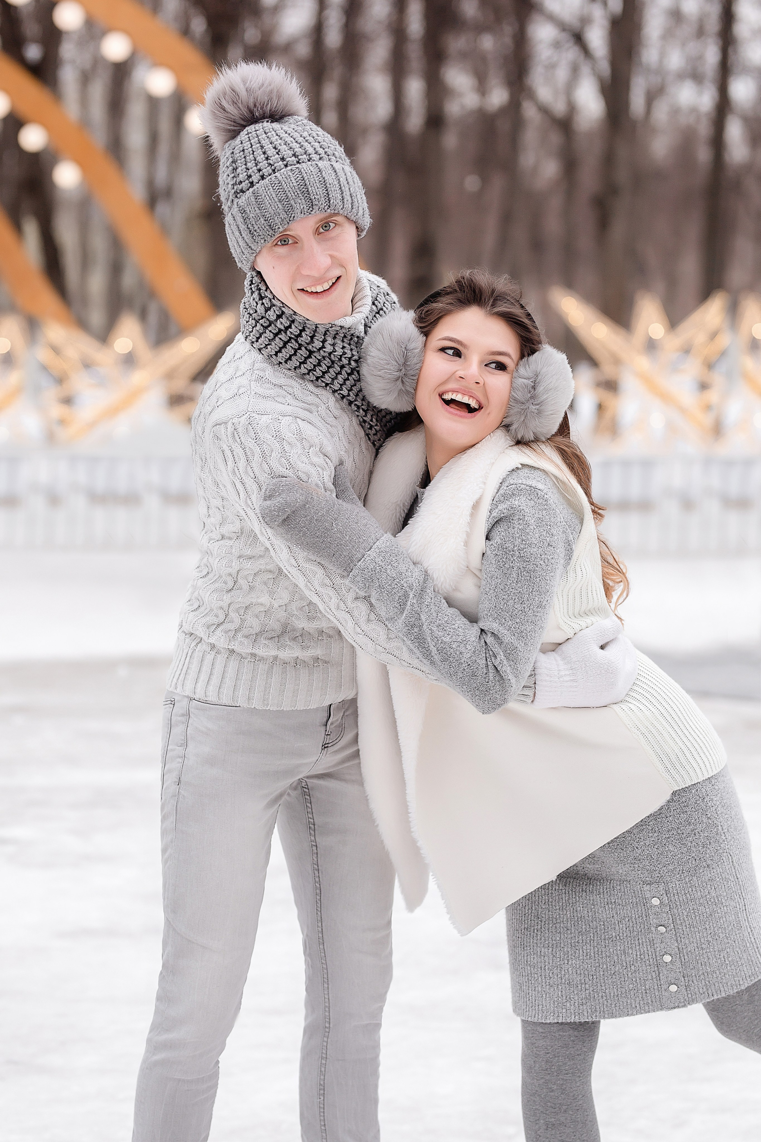 Новогодние фотосессии — уличные локации. Семейный и детский фотограф в Москве Вера Ускова