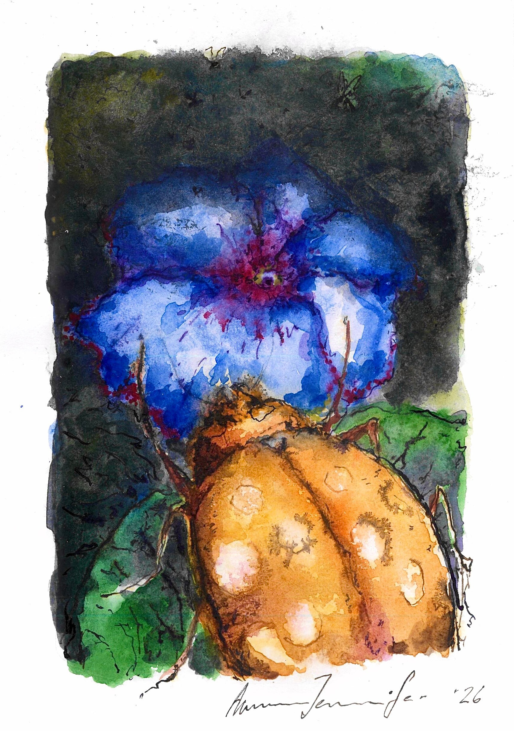Watercolors. Artist Анна Дженнифер