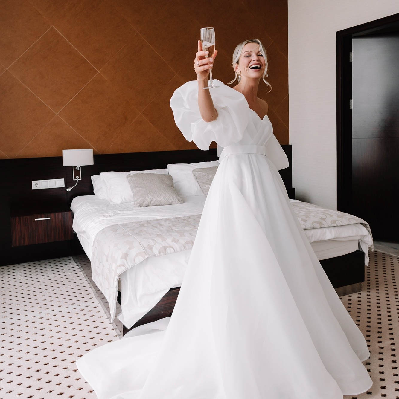 стильная свадебная фотосессия