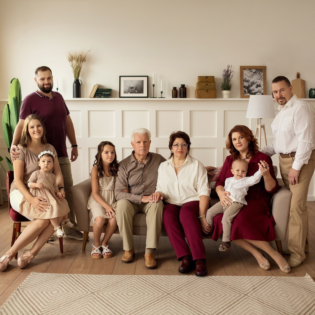 Семейная фотосессия в студии. Tatyana Nadezhdina Family photographer