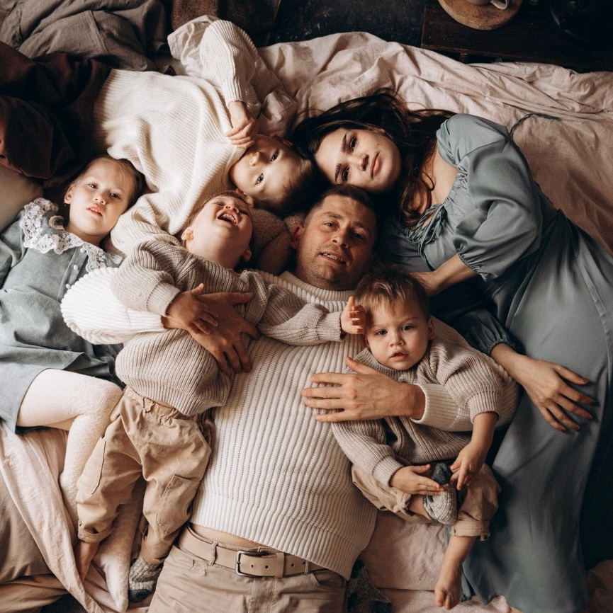 Фотограф Новорожденных в Москве. Семейные истории в стиле LIFE