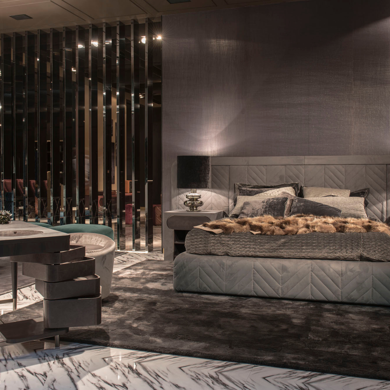 SMANIA Harrison bed. Elizarova Design Studio