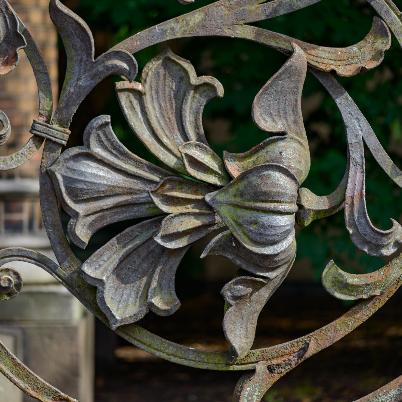 St. Petersburg in detail. Wrought-iron fence and Mikhailovsky Garden. There are even more view photos in the store.