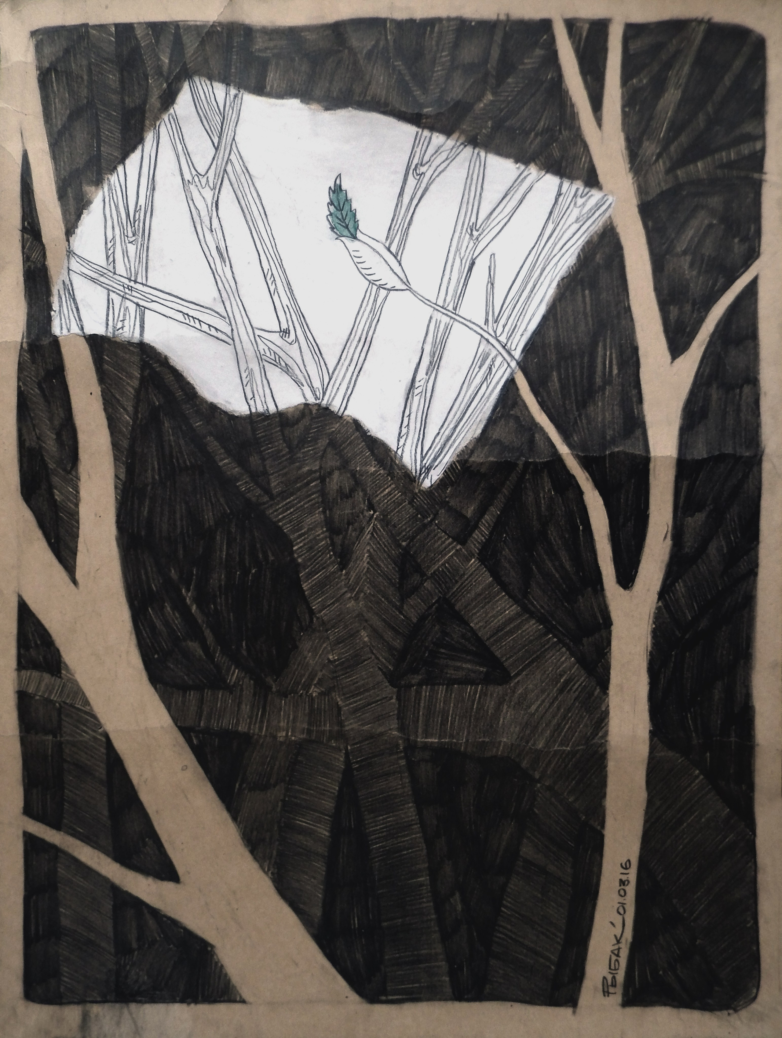 Графика 2016. Художник Рыбак Николай