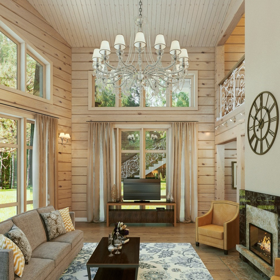 дизайн проект дома из бруса