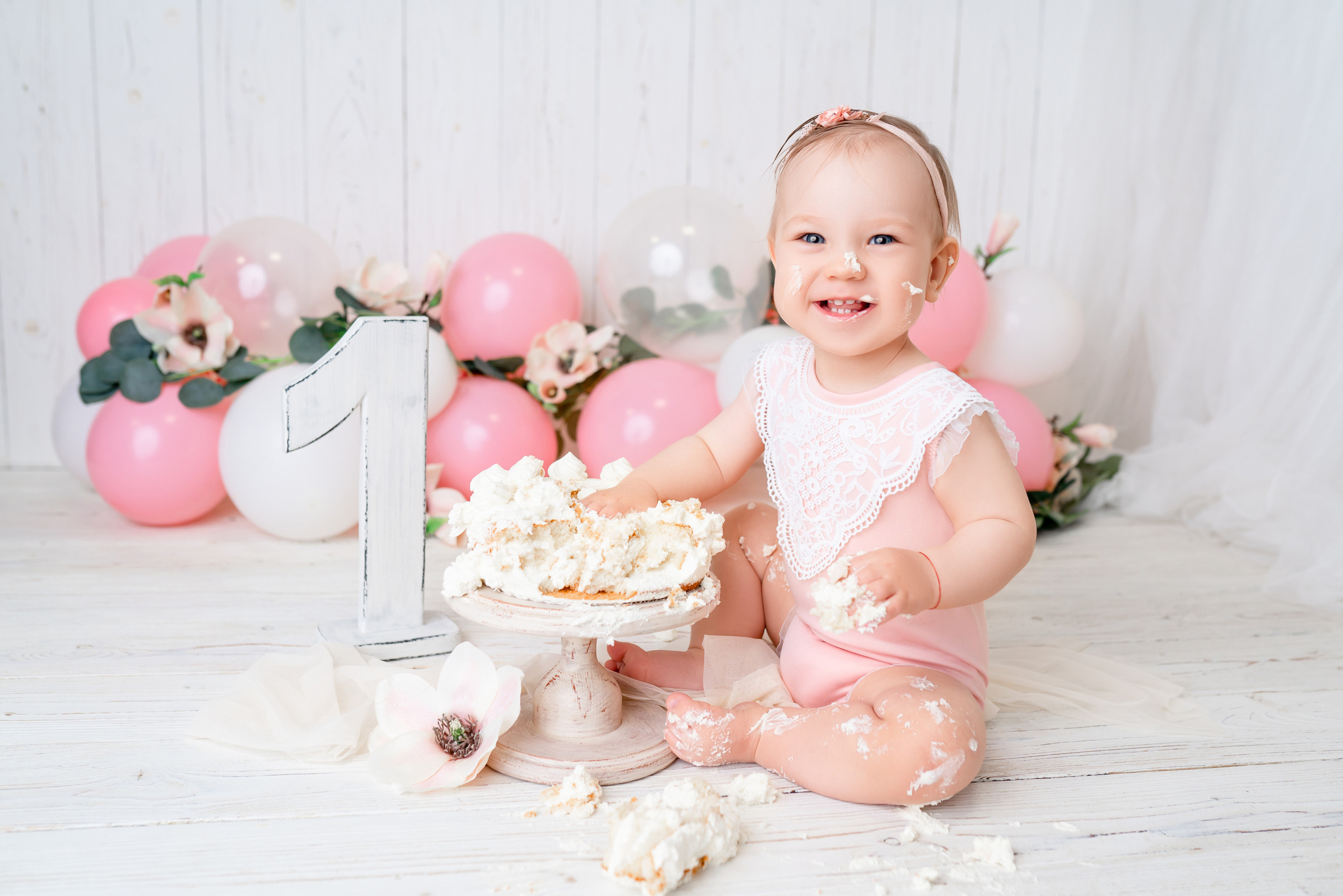 Годовасие для девочки. Фотограф newborn, беременности в стиле vogue, фотопроекты. Москва