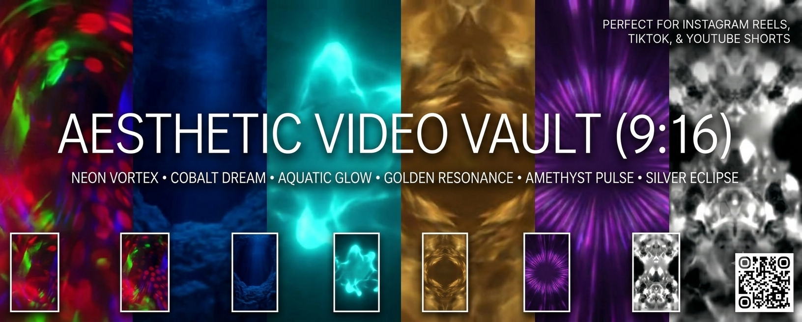 AESTHETIC VIDEO VAULT (9:16). Yulia Yurchevskaya | Art Director & Visual Visionary