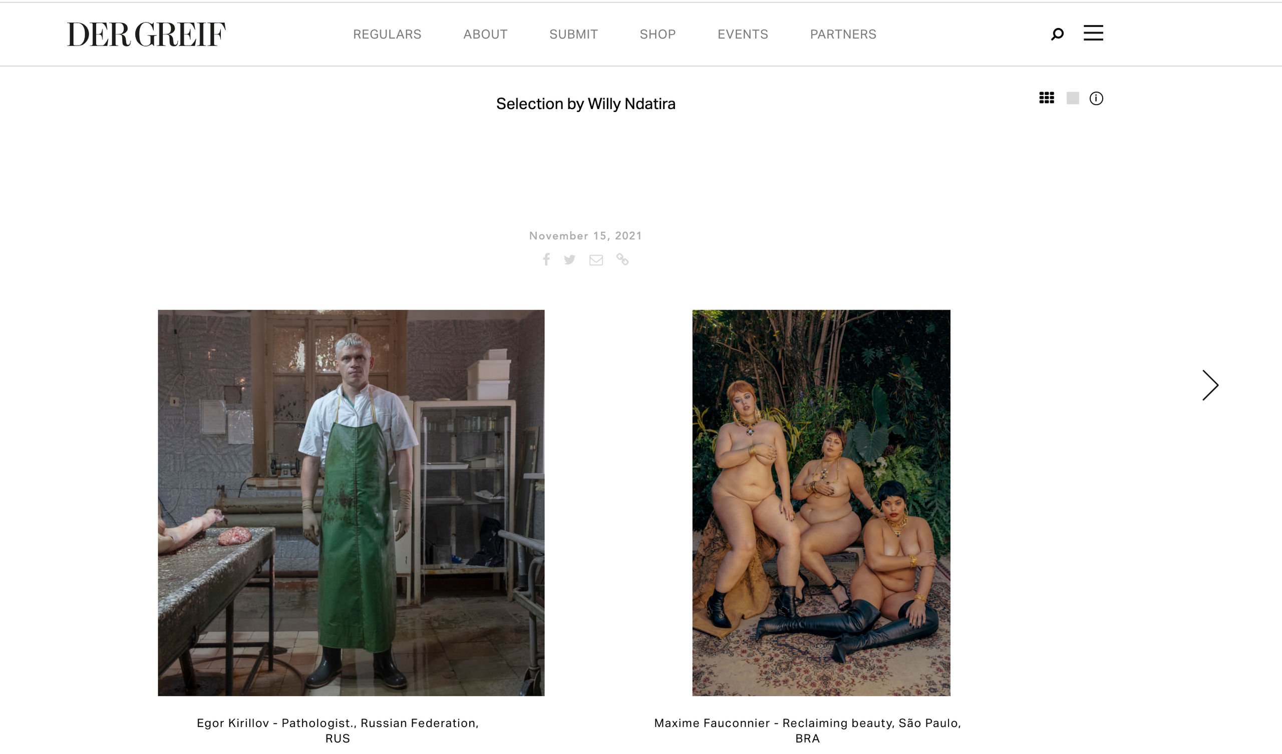 Tearsheets. Kirillov Egor